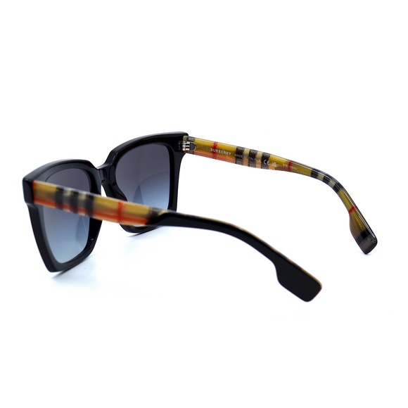 NEW BURBERRY BE4335 MAPLE 39298G BLACK GREY GRADIENT AUTHENTIC SUNGLASSES - Picture 4 of 13